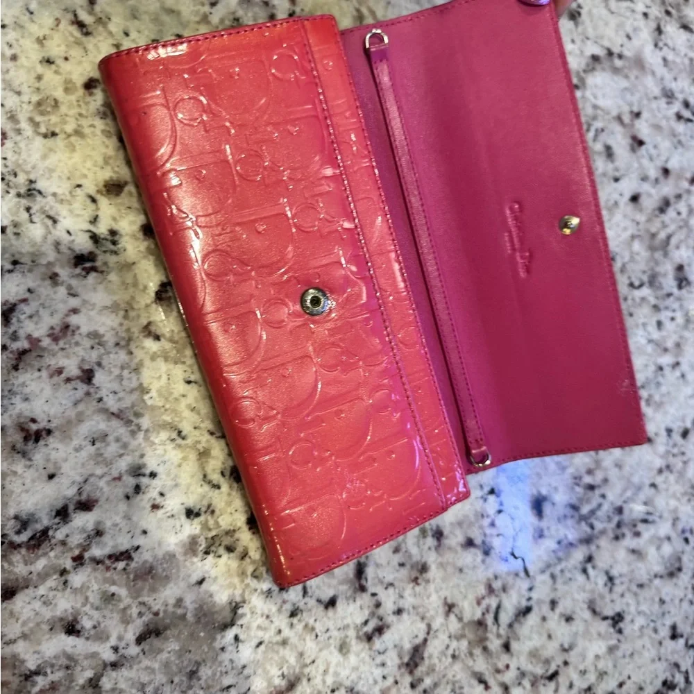 Christian Dior wallet & key holder set